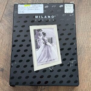 Milano Series Diamonds 5x7 Photo Frame Polished Silver NIB Bed Bath Beyond